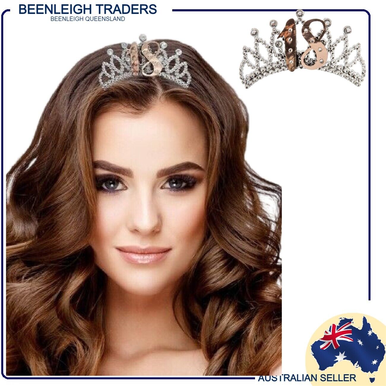 Birthday DIAMANTE COMB TIARAS 18, 21, 30, 40, 50 Brand New - Picture 13 of 59