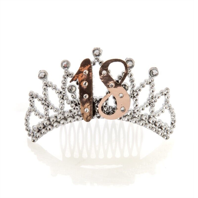 Birthday DIAMANTE COMB TIARAS 18, 21, 30, 40, 50 Brand New - Picture 14 of 59