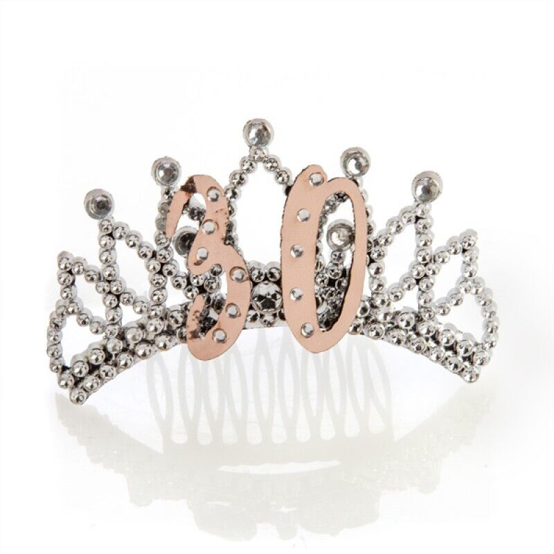 Birthday DIAMANTE COMB TIARAS 18, 21, 30, 40, 50 Brand New - Picture 30 of 59