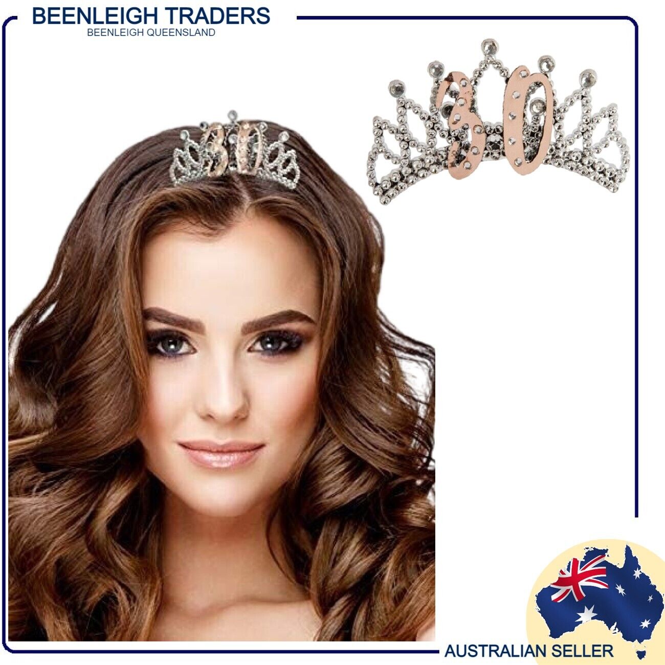 Birthday DIAMANTE COMB TIARAS 18, 21, 30, 40, 50 Brand New - Picture 29 of 59