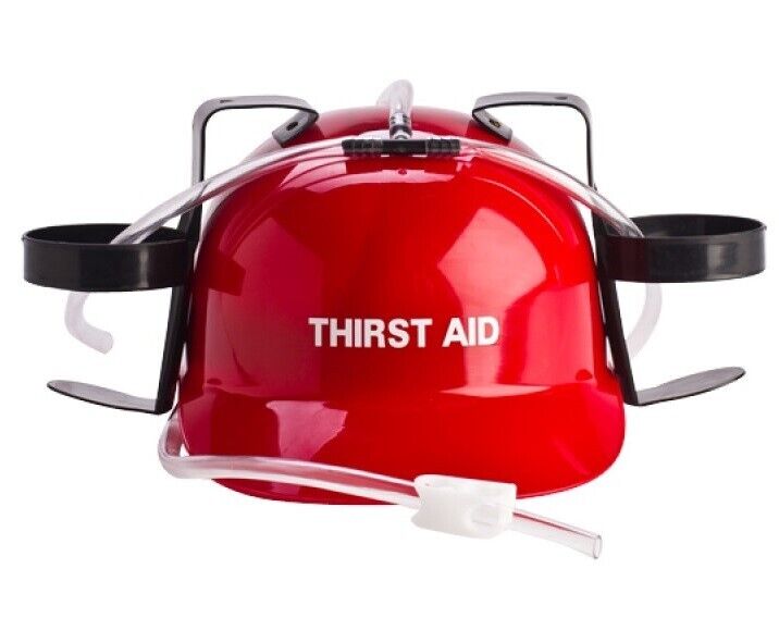 Drinking Hat Beer Helmet - Holds 2 Cans So You Can Hold 2 More! Brand New - Picture 59 of 97
