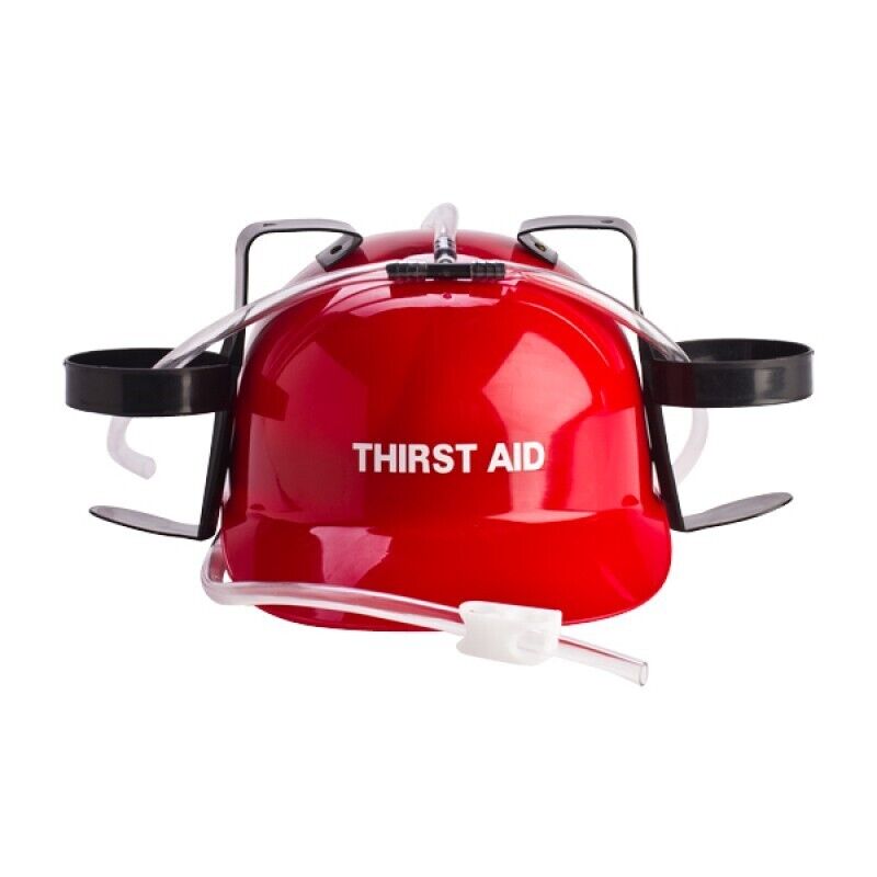 Drinking Hat Beer Helmet - Holds 2 Cans So You Can Hold 2 More! Brand New - Picture 65 of 97