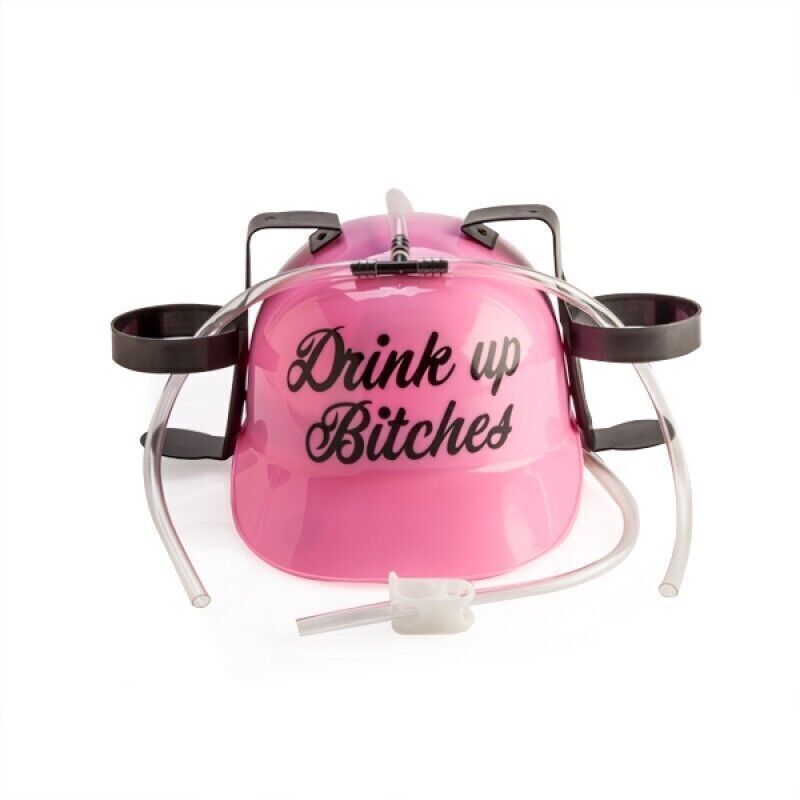 Drinking Hat Beer Helmet - Holds 2 Cans So You Can Hold 2 More! Brand New - Picture 34 of 97