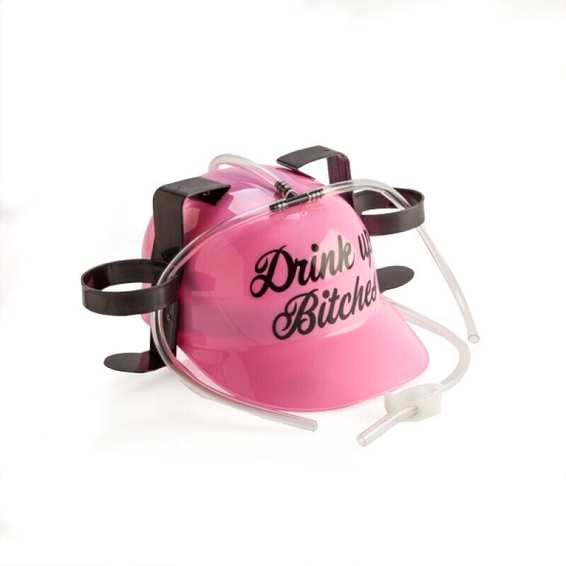 Drinking Hat Beer Helmet - Holds 2 Cans So You Can Hold 2 More! Brand New - Picture 31 of 97