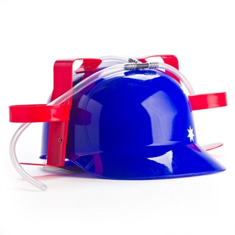 Drinking Hat Beer Helmet - Holds 2 Cans So You Can Hold 2 More! Brand New - Picture 70 of 97