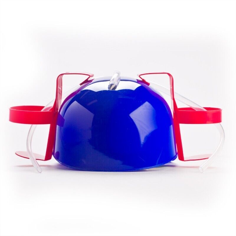 Drinking Hat Beer Helmet - Holds 2 Cans So You Can Hold 2 More! Brand New - Picture 74 of 97