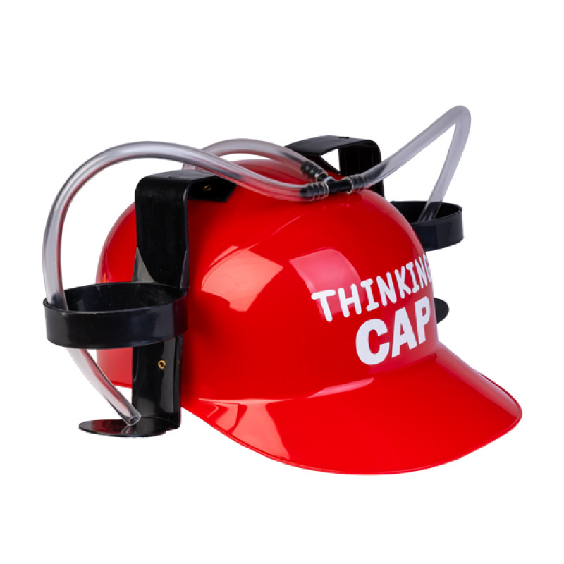 Drinking Hat Beer Helmet - Holds 2 Cans So You Can Hold 2 More! Brand New - Picture 14 of 97