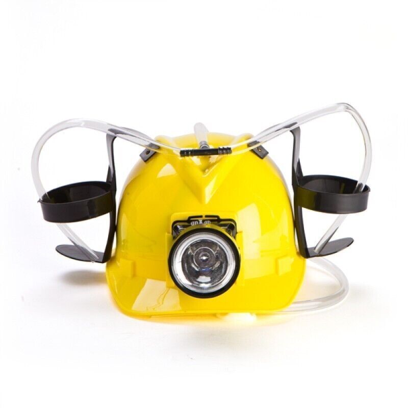 Drinking Hat Beer Helmet - Holds 2 Cans So You Can Hold 2 More! Brand New - Picture 25 of 97