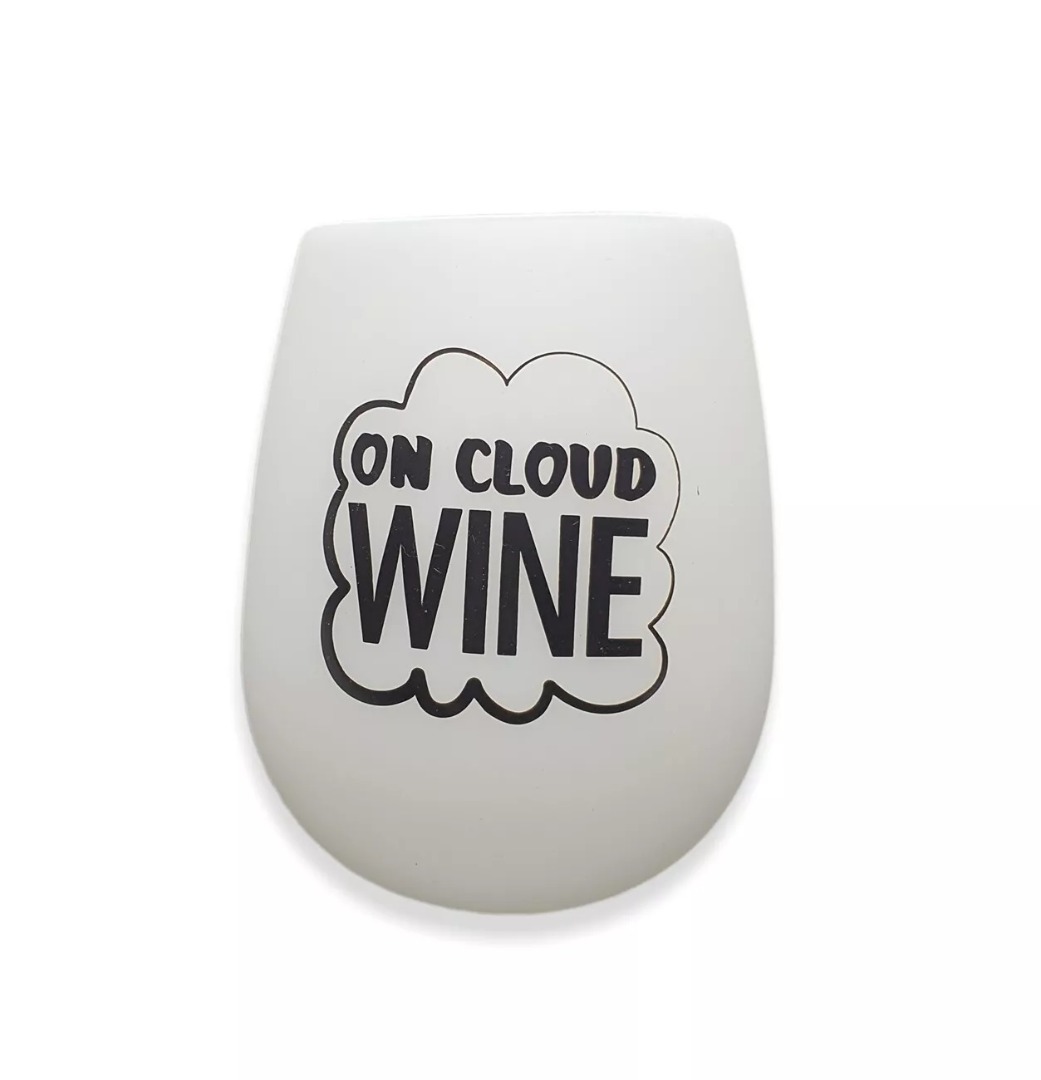 Glow In The Dark SILICONE WINE CUP Virtually Unbreakable - Foto 13 di 21
