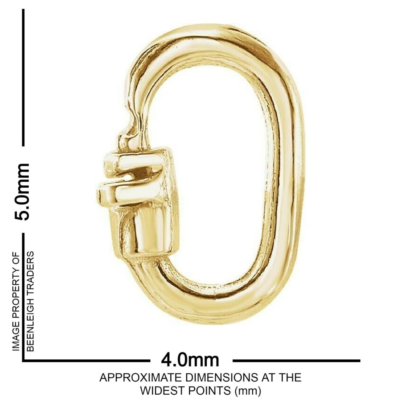 LINK LOCK JUMP RING Yellow Gold Gold or Sterling Silver - Easy Jewellery Repairs - Picture 21 of 26