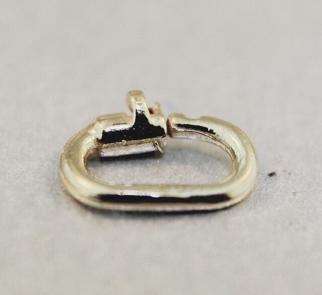 LINK LOCK JUMP RING Yellow Gold Gold or Sterling Silver - Easy Jewellery Repairs - Picture 24 of 26