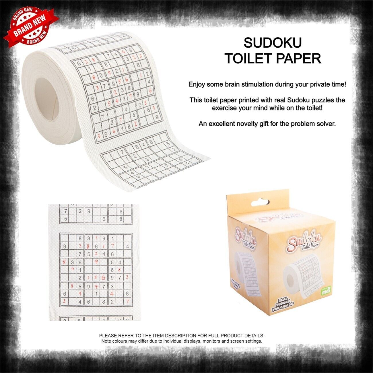 NOVELTY TOILET PAPER Jokes, Puzzles & More Brand New - Bild 48 von 60