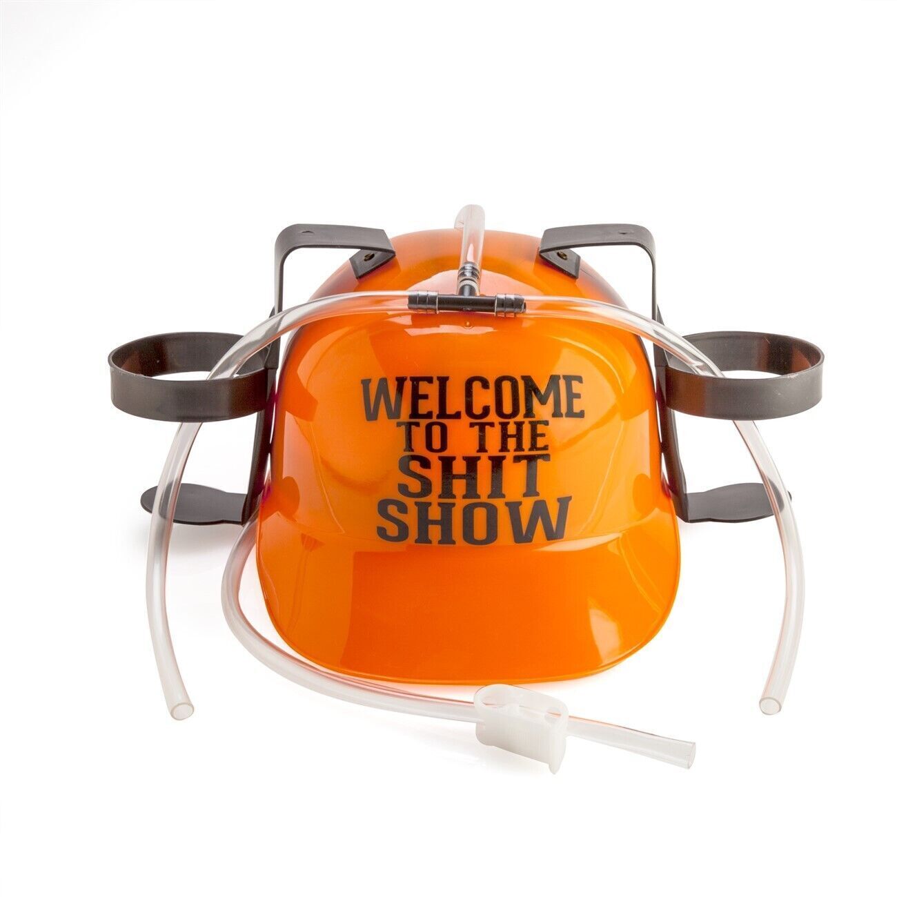 Drinking Hat Beer Helmet - Holds 2 Cans So You Can Hold 2 More! Brand New - Picture 39 of 97