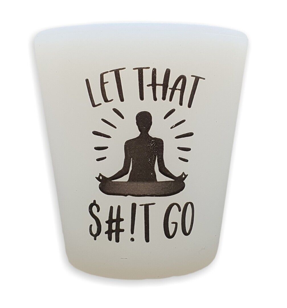 Glow In The Dark SILICONE SHOT GLASS Virtually Unbreakable Brand New - Foto 12 di 33