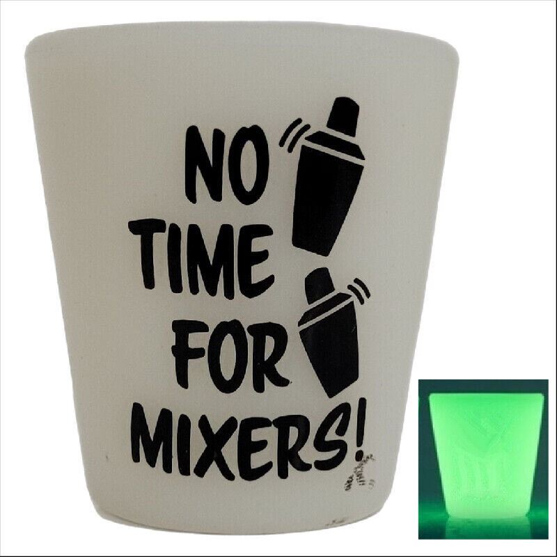 Glow In The Dark SILICONE SHOT GLASS Virtually Unbreakable Brand New - Foto 18 di 33