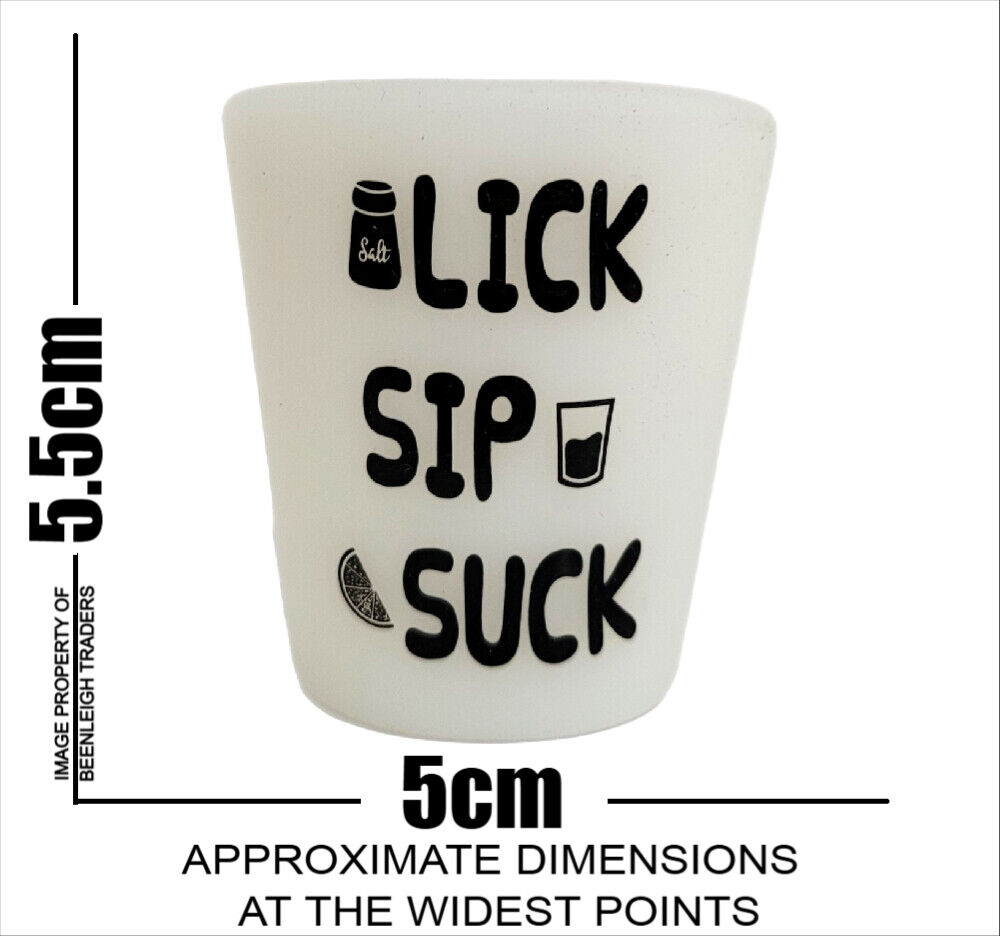 Glow In The Dark SILICONE SHOT GLASS Virtually Unbreakable Brand New - Foto 31 di 33
