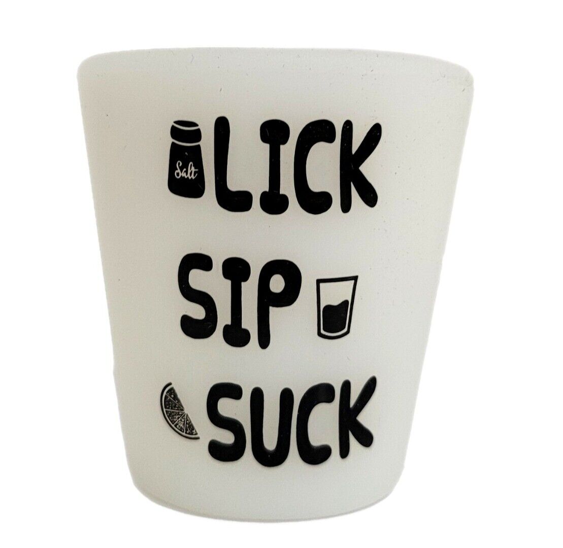 Glow In The Dark SILICONE SHOT GLASS Virtually Unbreakable Brand New - Foto 29 di 33