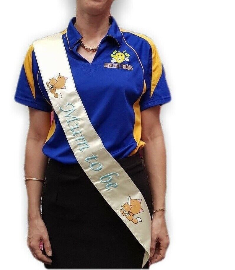 MUM TO BE SASH Available In - Blue, Pink or Yellow Baby Shower Brand New - Imagen 19 de 22