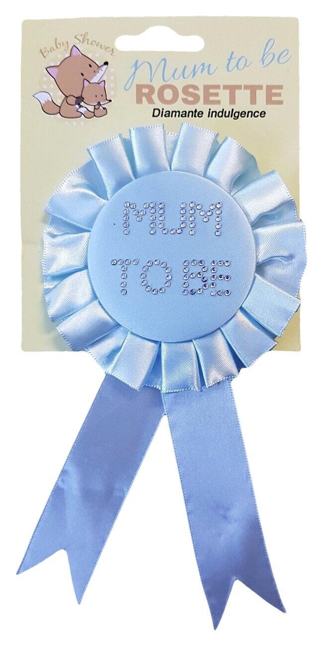 Baby Shower MUM TO BE ROSETTE - Blue Boy, Pink Girl, Yellow Sex Unknown - New - Imagen 7 de 20