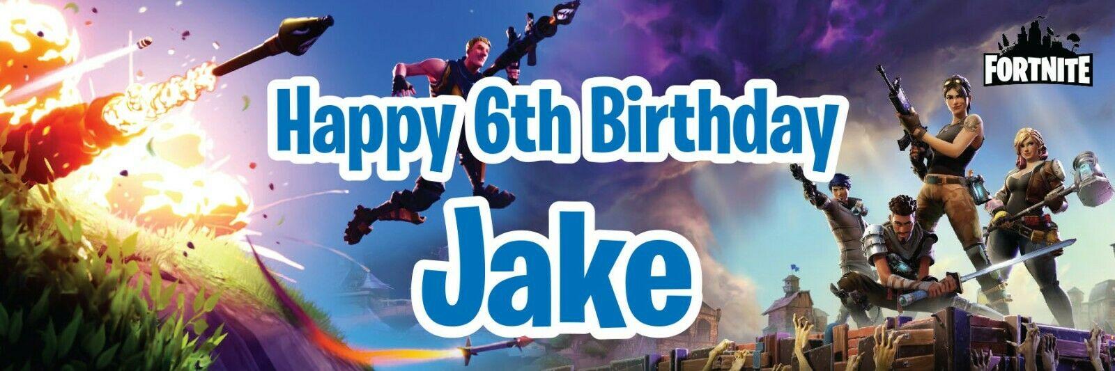 2 x Personalised Birthday Party Season Banner kids Poster 2 x Personalised Birthday Party Season Banner kids Poster