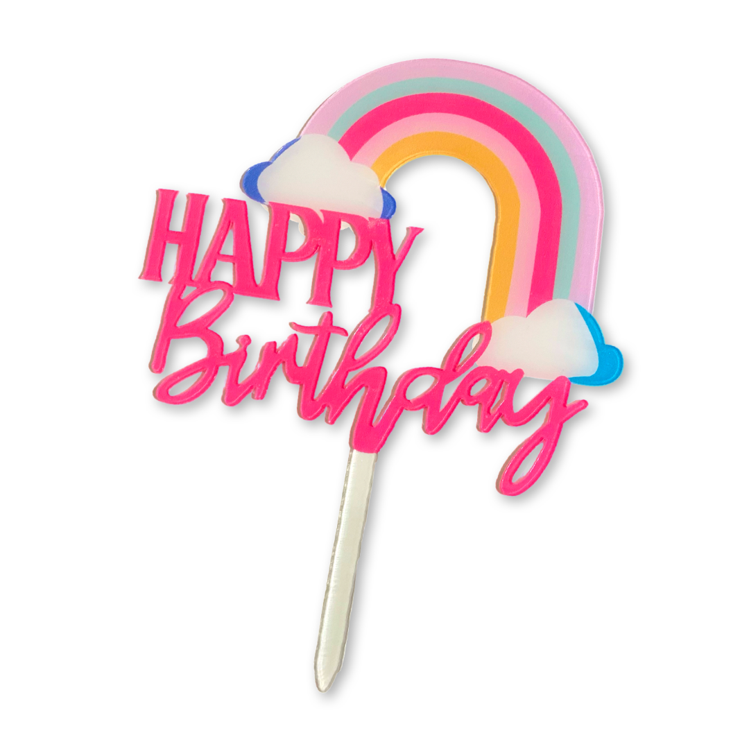 Acrylic Cake Topper Happy Birthday Gold Bike Football Star Car Party Design Idea - Picture 66 of 72