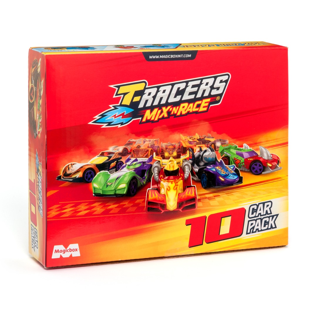 T-Racers Mix N Race - 10 Pack New Toy Vehicle