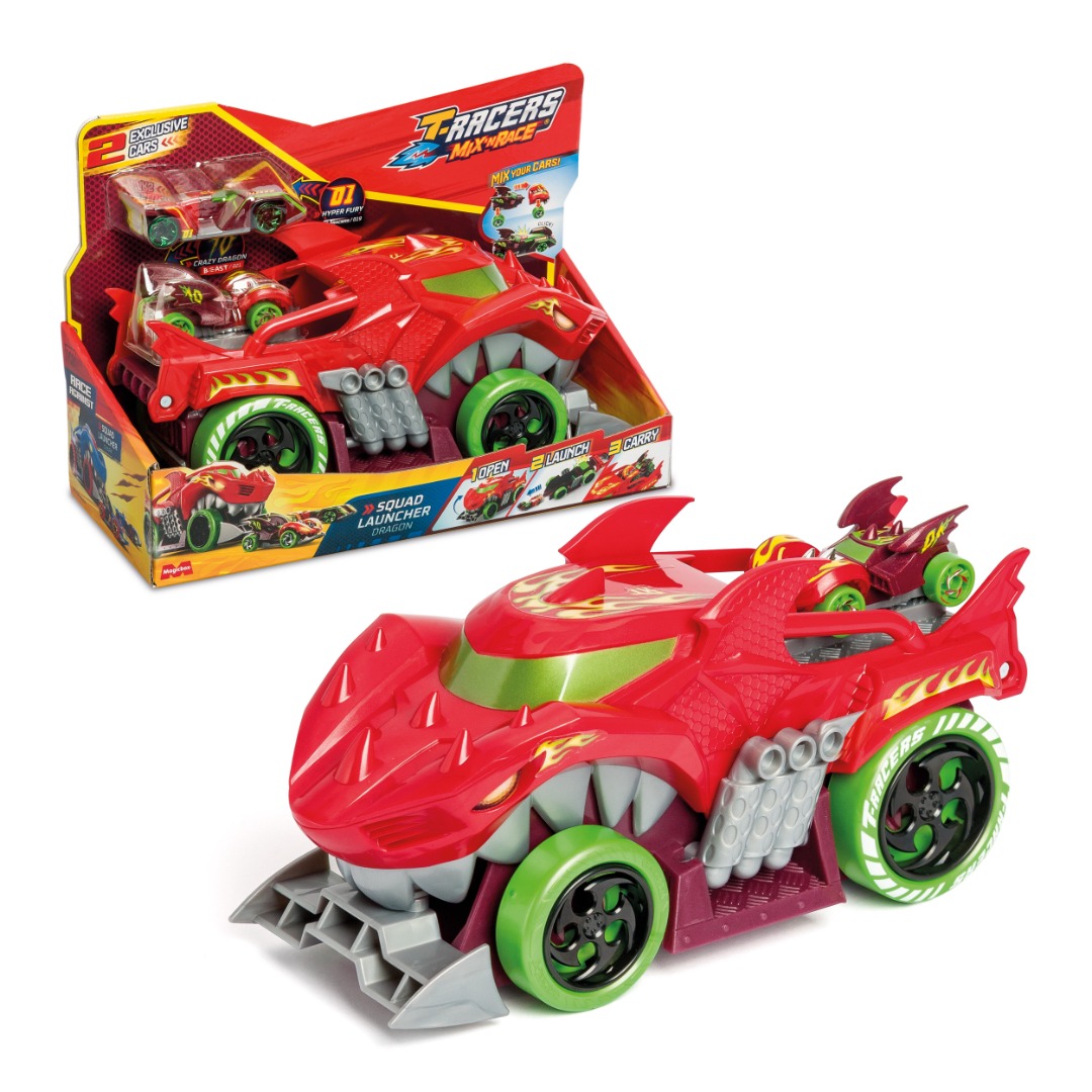 T-Racers Squad Launcher - Dragon New Toy Vehicle Exclusive Cars