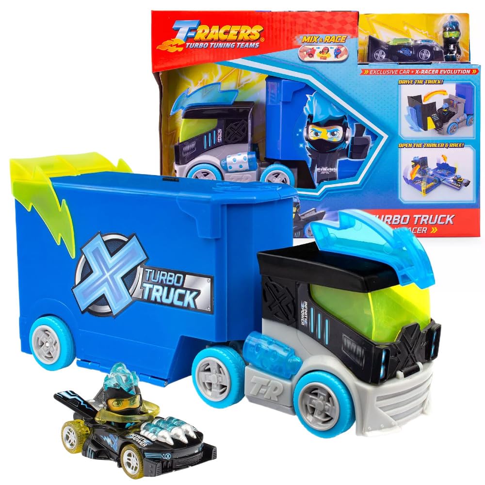 T-RACERS Turbo Truck  X-Racer Truck Playset Toy Vehicle