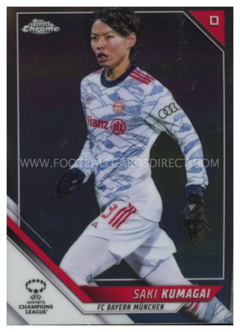 TARJETAS BASE TOPPS DE MUJER CAMPEONES LIGA CROMADAS 2021-2022 - Imagen 62 de 201