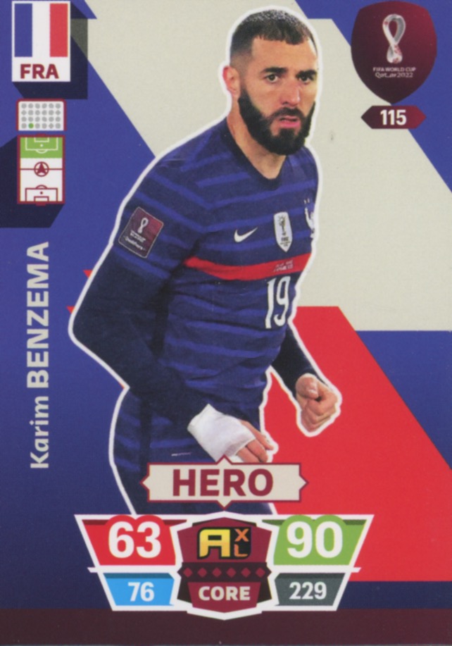 PANINI ADRENALYN XL COPA MUNDIAL DE LA FIFA QATAR 2022 HÉROE Y ESCUDO DE EQUIPO 28-153 - Imagen 176 de 253