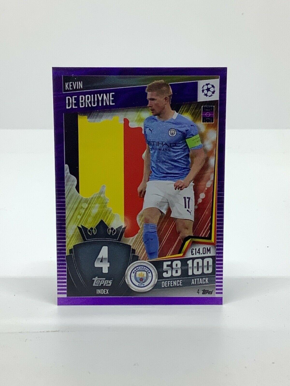 Topps Match Attax 101 2020-21 20/21 púrpura paralelo y limitado - Imagen 10 de 127