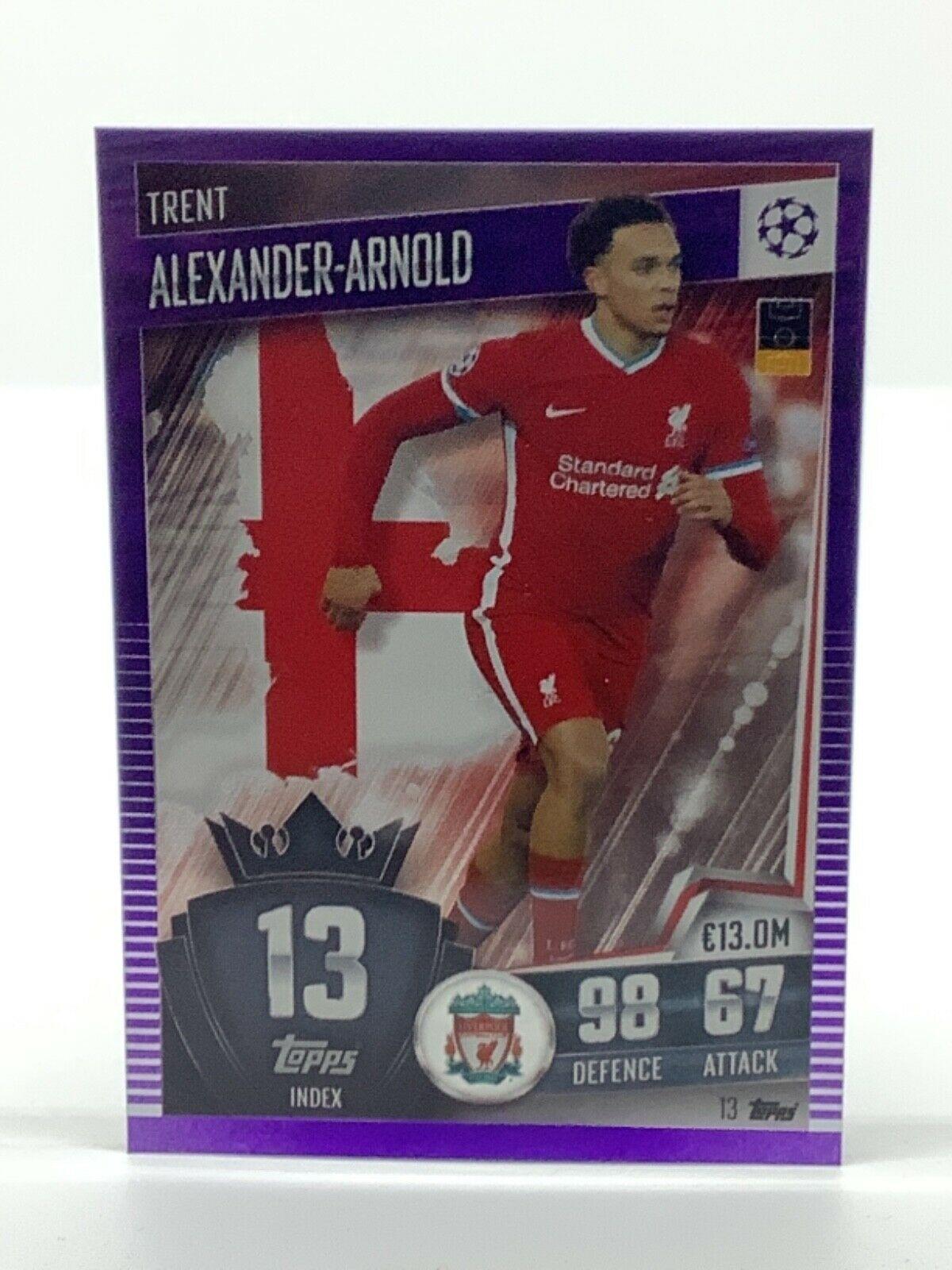 Topps Match Attax 101 2020-21 20/21 púrpura paralelo y limitado - Imagen 19 de 127