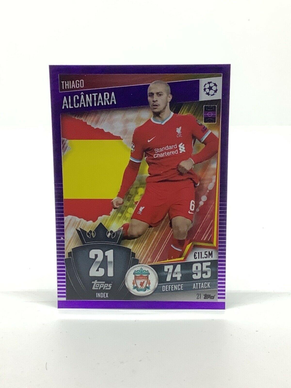 Topps Match Attax 101 2020-21 20/21 púrpura paralelo y limitado - Imagen 27 de 127