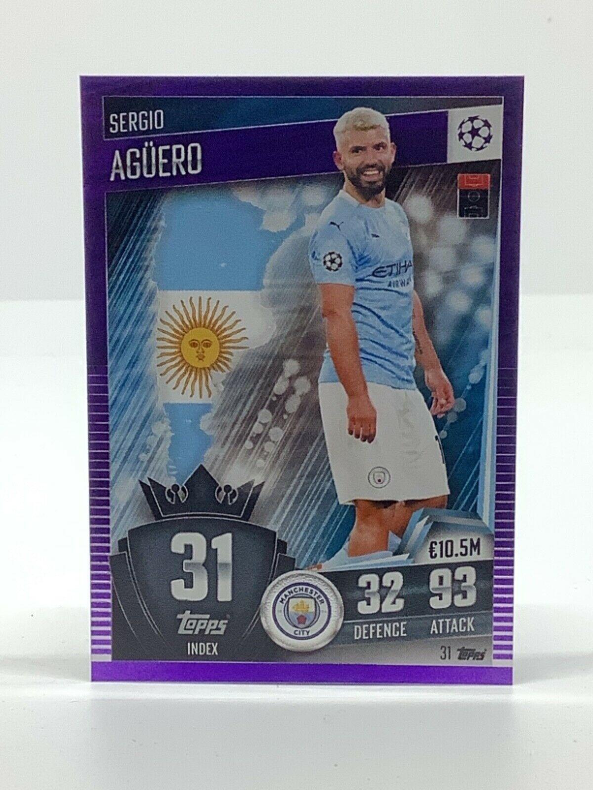 Topps Match Attax 101 2020-21 20/21 púrpura paralelo y limitado - Imagen 34 de 127