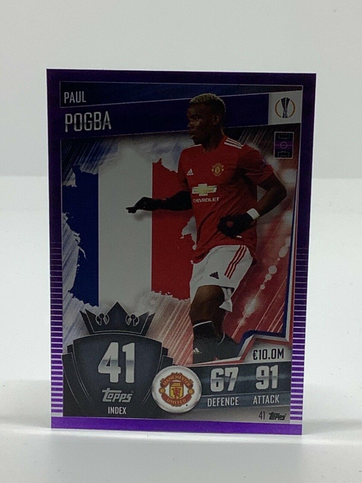 Topps Match Attax 101 2020-21 20/21 púrpura paralelo y limitado - Imagen 44 de 127