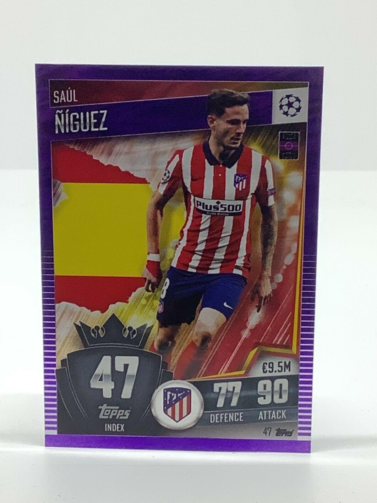 Topps Match Attax 101 2020-21 20/21 púrpura paralelo y limitado - Imagen 50 de 127