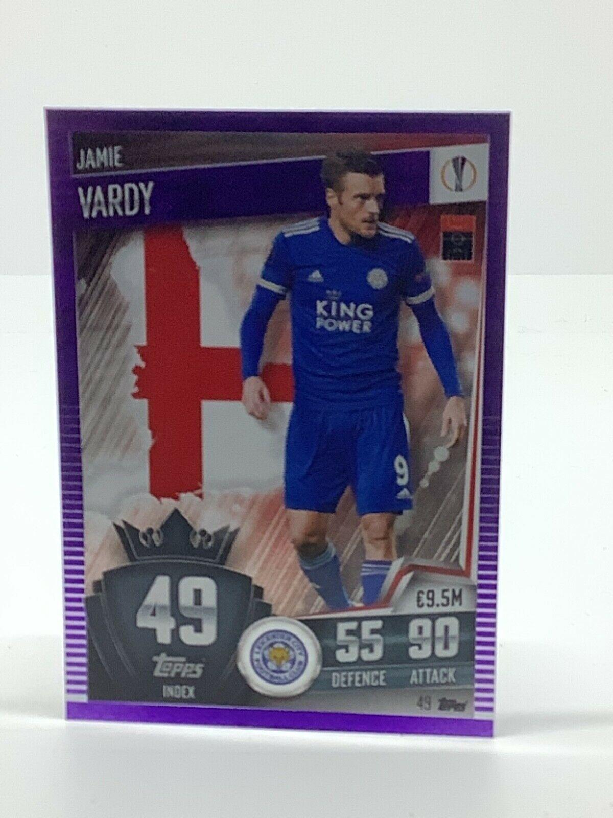 Topps Match Attax 101 2020-21 20/21 púrpura paralelo y limitado - Imagen 52 de 127
