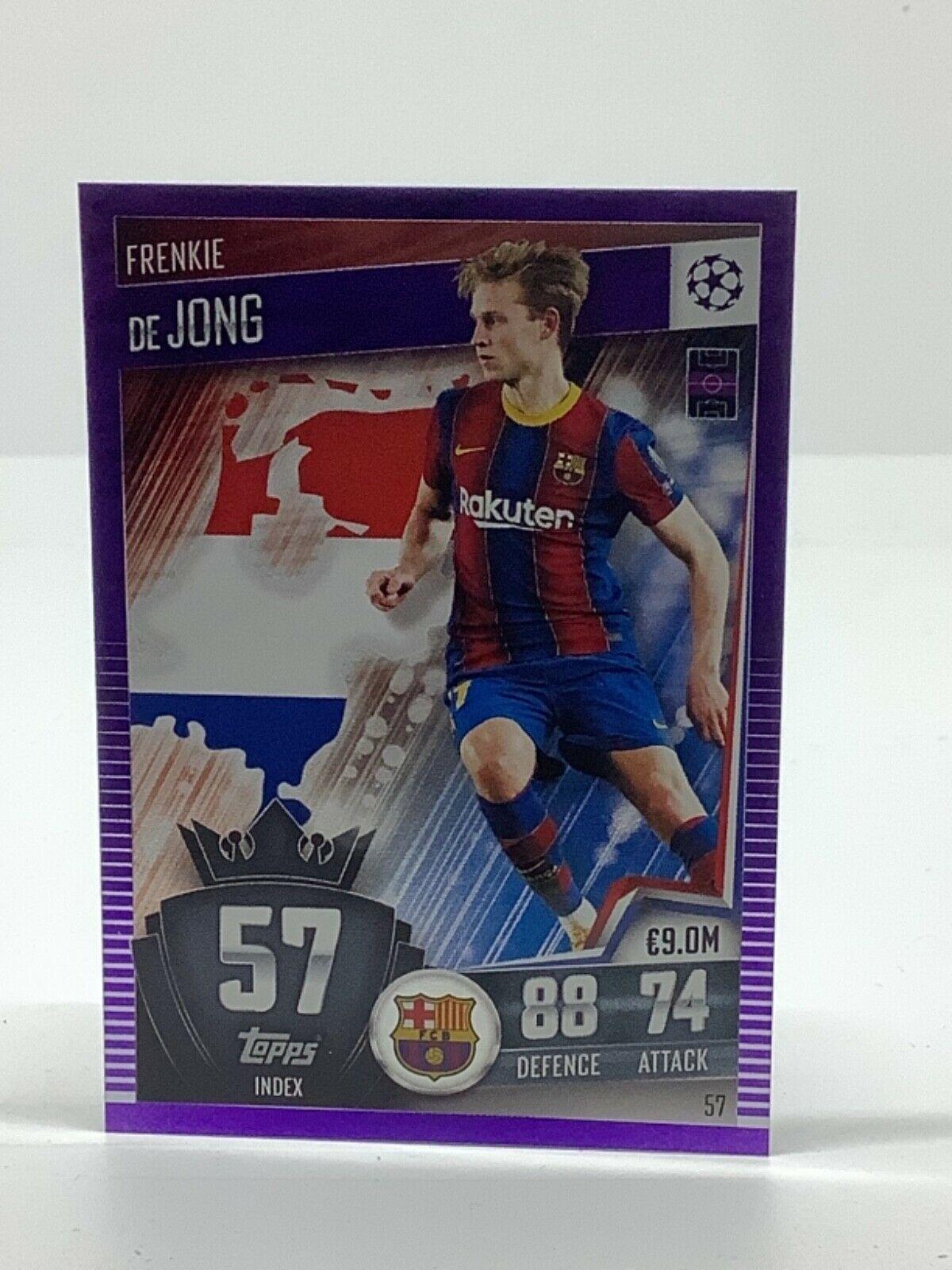 Topps Match Attax 101 2020-21 20/21 púrpura paralelo y limitado - Imagen 59 de 127