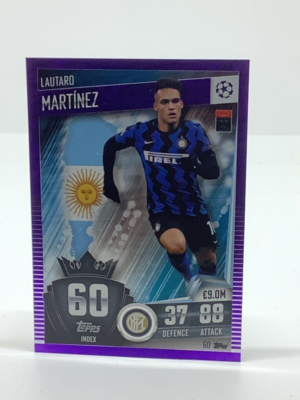 Topps Match Attax 101 2020-21 20/21 púrpura paralelo y limitado - Imagen 61 de 127