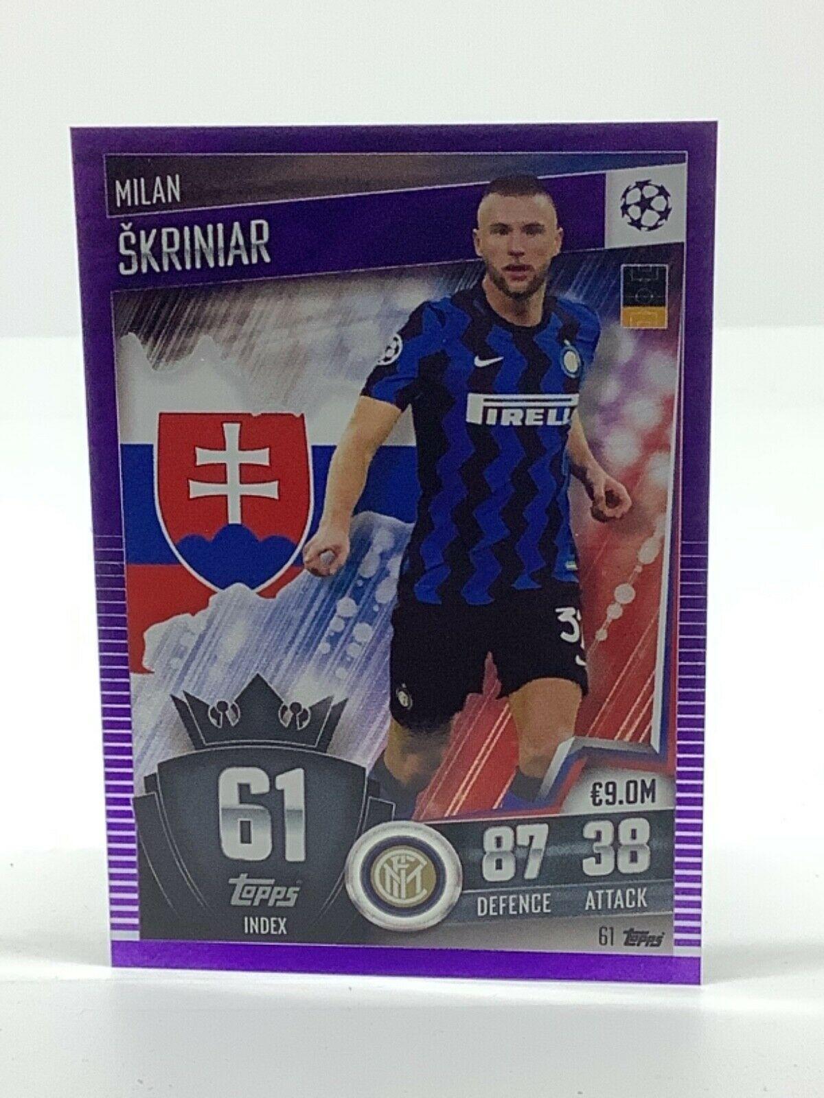 Topps Match Attax 101 2020-21 20/21 púrpura paralelo y limitado - Imagen 62 de 127