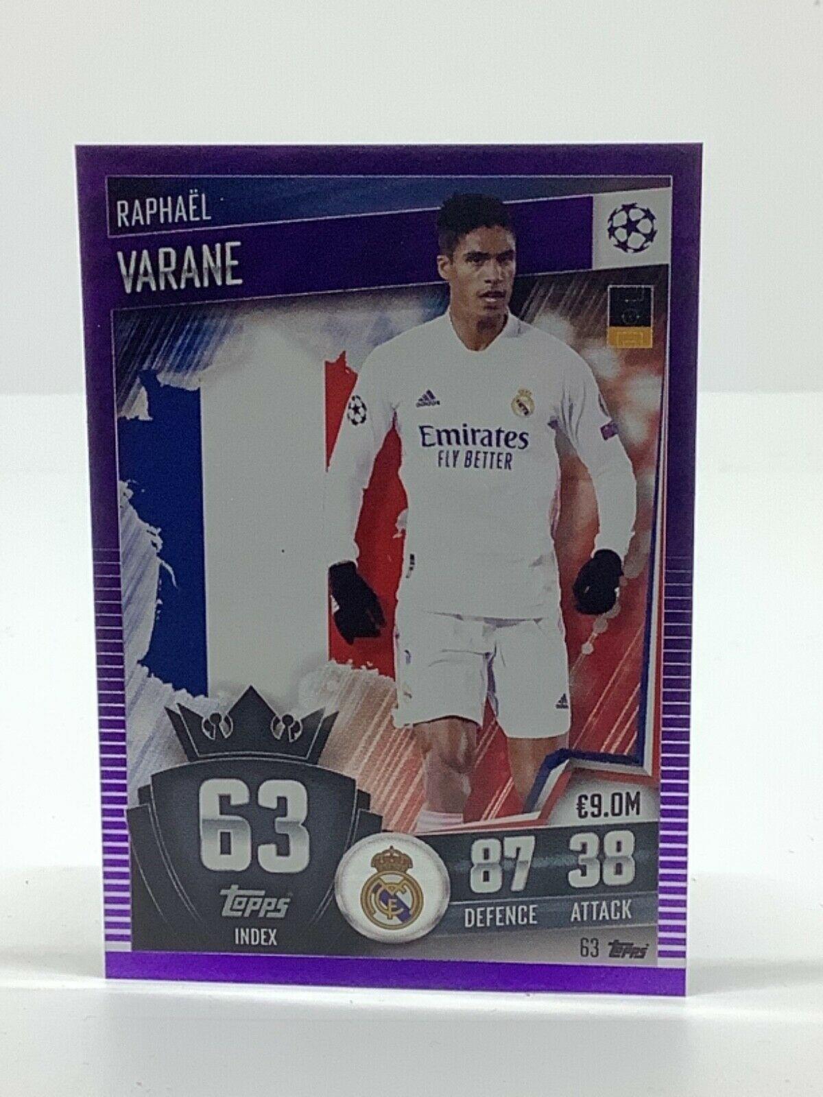 Topps Match Attax 101 2020-21 20/21 púrpura paralelo y limitado - Imagen 64 de 127