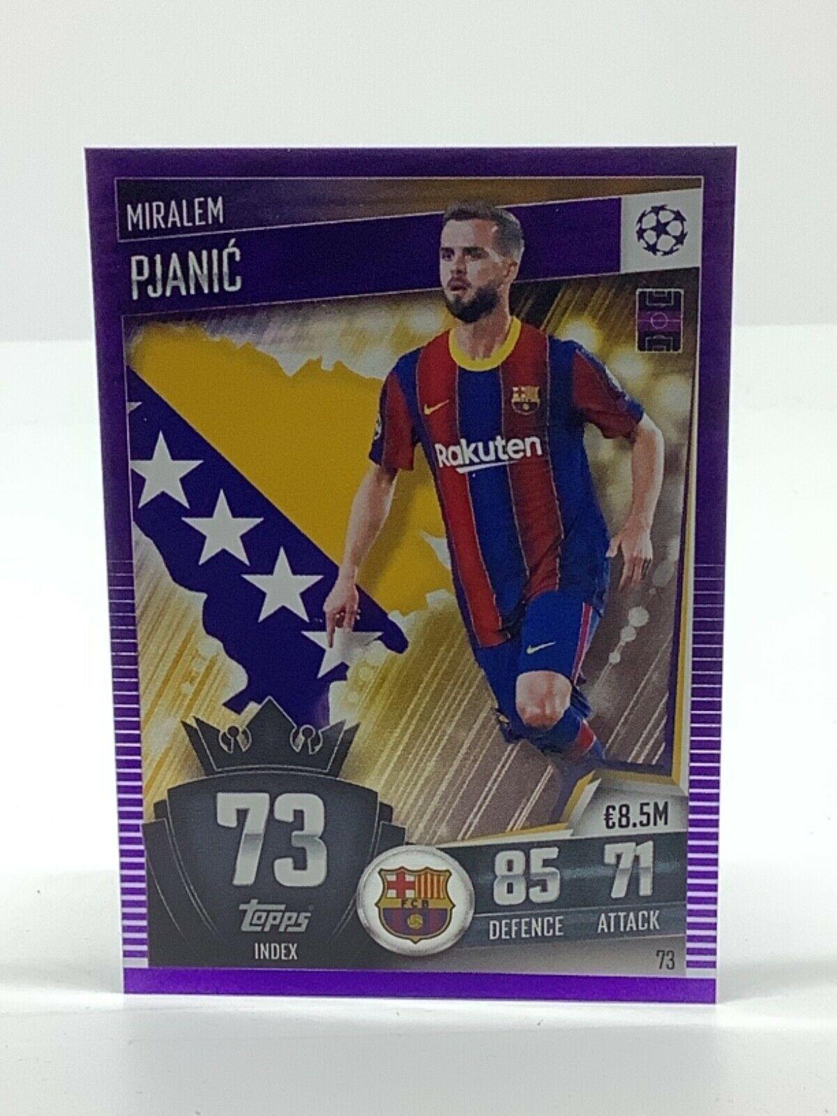 Topps Match Attax 101 2020-21 20/21 púrpura paralelo y limitado - Imagen 74 de 127