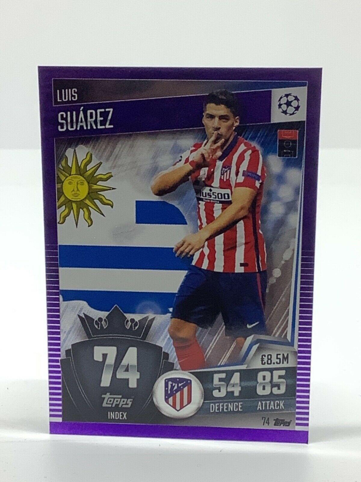 Topps Match Attax 101 2020-21 20/21 púrpura paralelo y limitado - Imagen 75 de 127