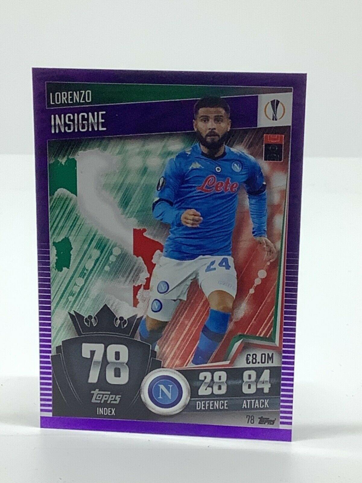 Topps Match Attax 101 2020-21 20/21 púrpura paralelo y limitado - Imagen 78 de 127