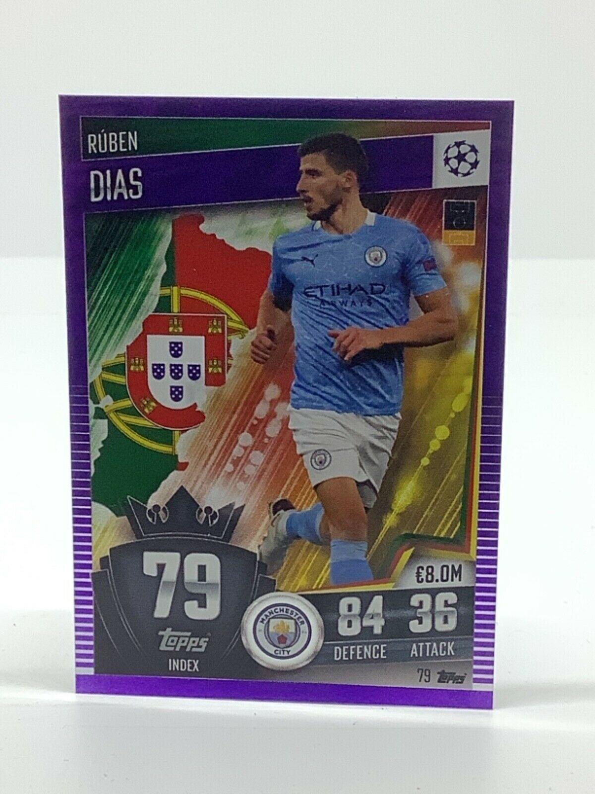 Topps Match Attax 101 2020-21 20/21 púrpura paralelo y limitado - Imagen 79 de 127