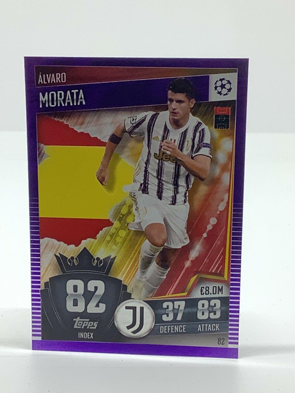 Topps Match Attax 101 2020-21 20/21 púrpura paralelo y limitado - Imagen 81 de 127