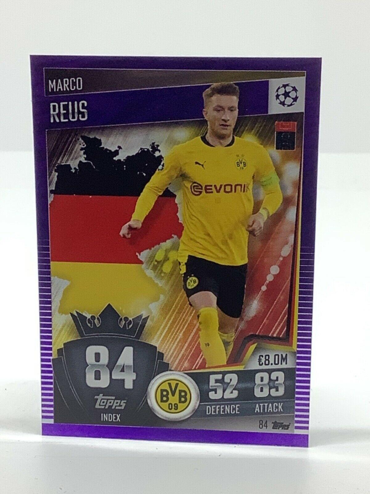 Topps Match Attax 101 2020-21 20/21 púrpura paralelo y limitado - Imagen 83 de 127