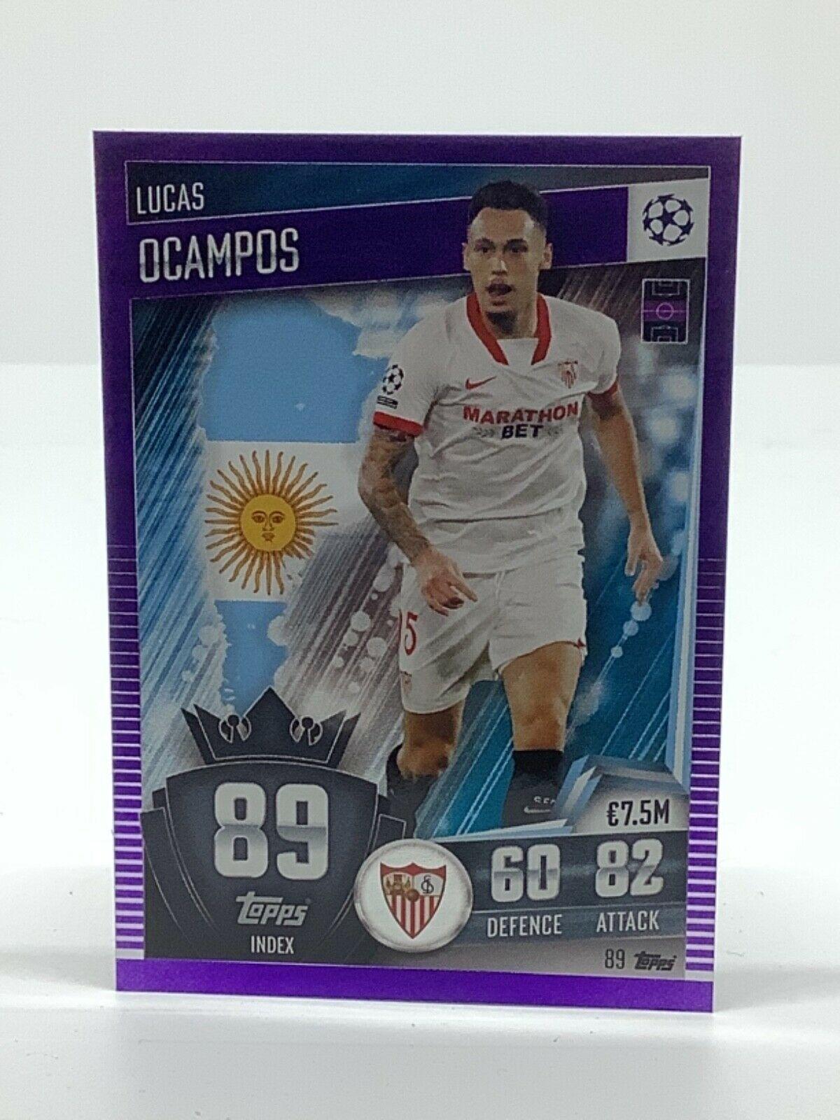Topps Match Attax 101 2020-21 20/21 púrpura paralelo y limitado - Imagen 88 de 127