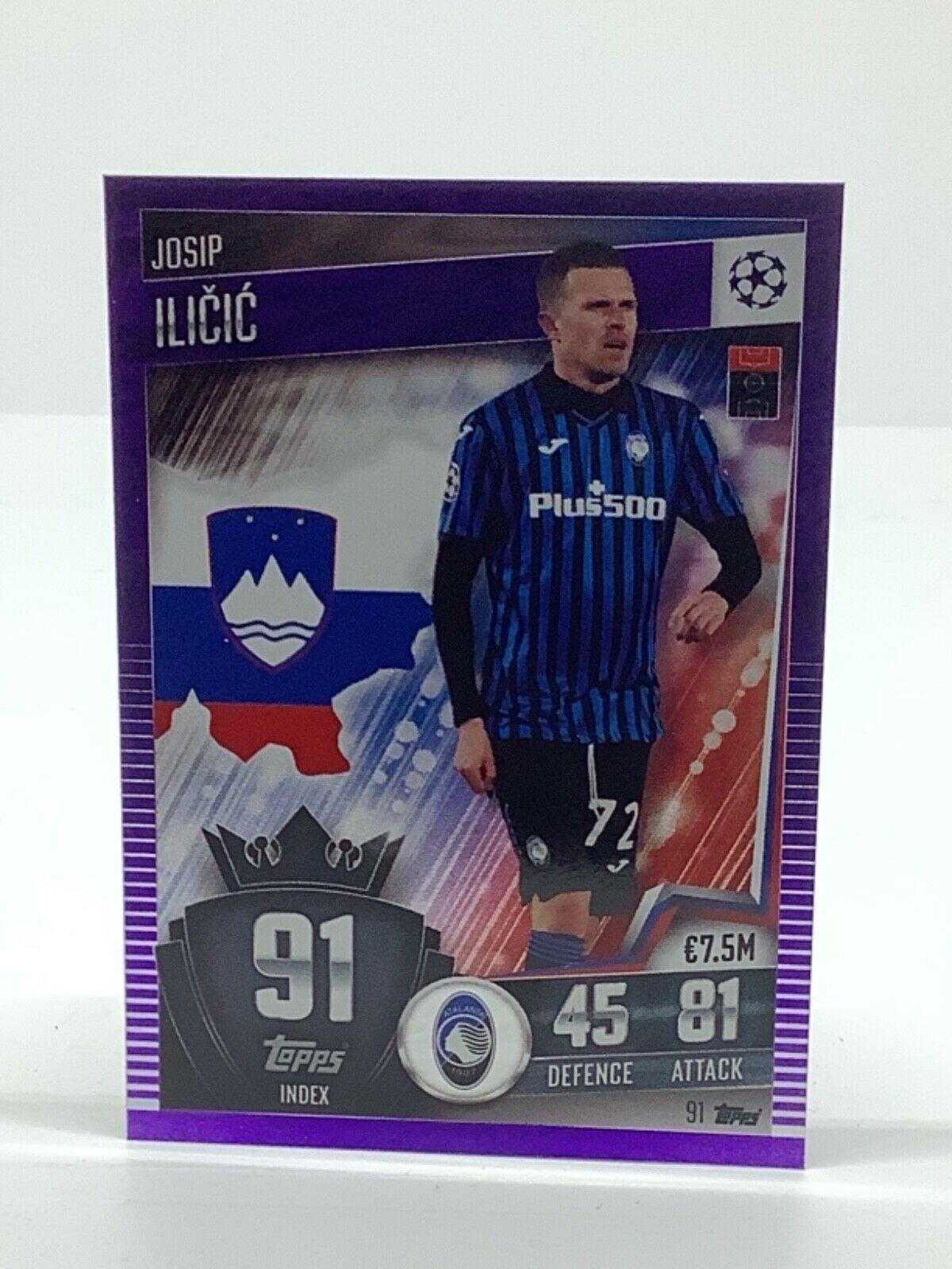 Topps Match Attax 101 2020-21 20/21 púrpura paralelo y limitado - Imagen 90 de 127