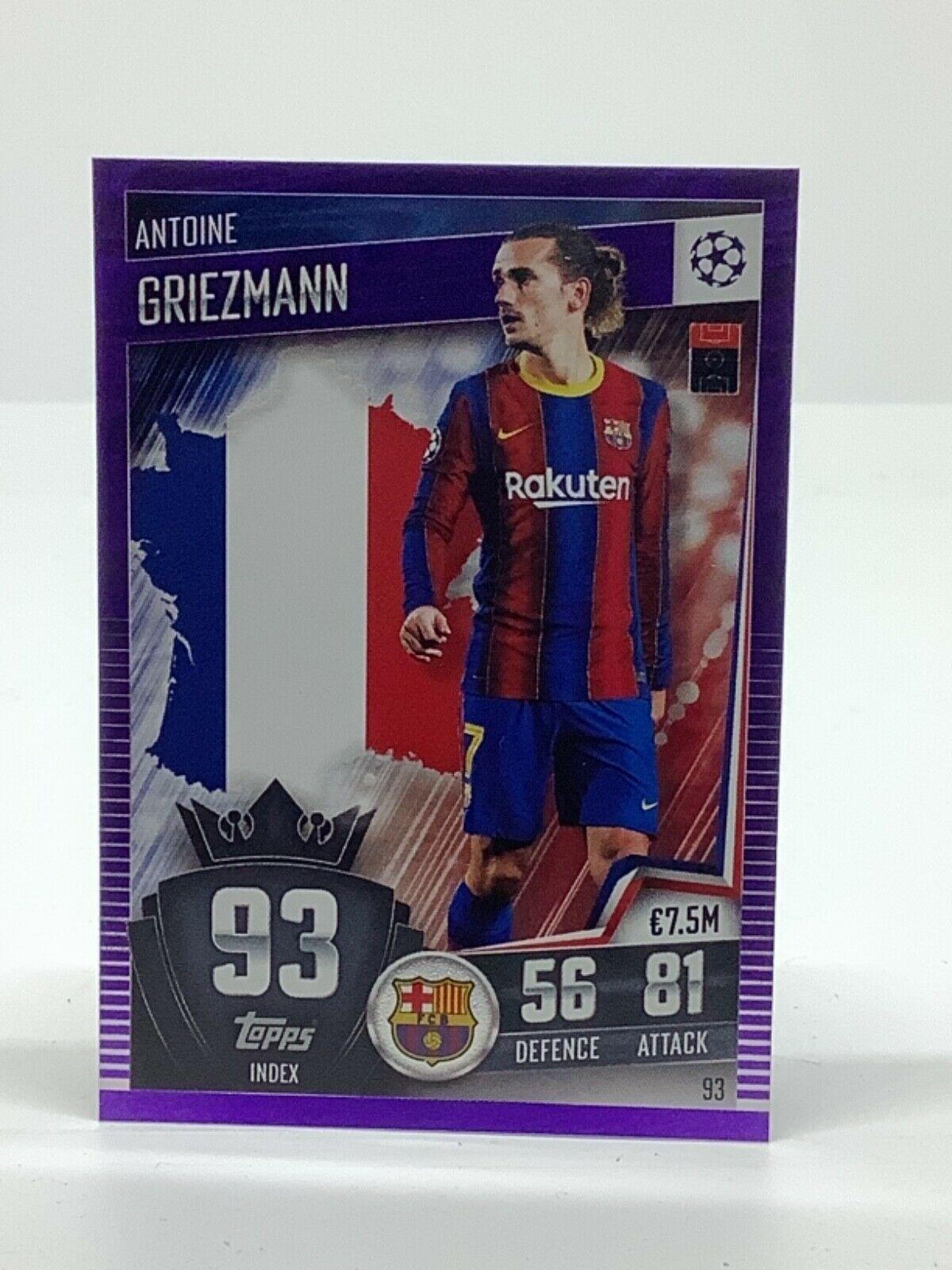 Topps Match Attax 101 2020-21 20/21 púrpura paralelo y limitado - Imagen 92 de 127